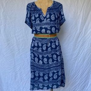 Velvet by Graham & Spencer Dress In Paisley Print